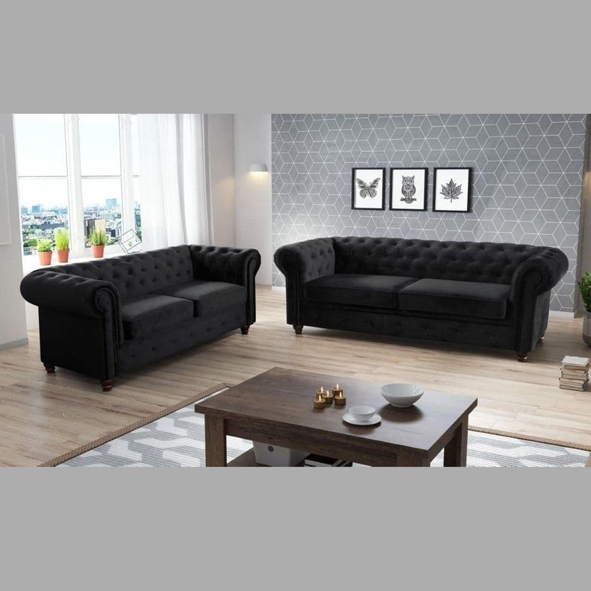 Chesterfield 3+2 Sofa