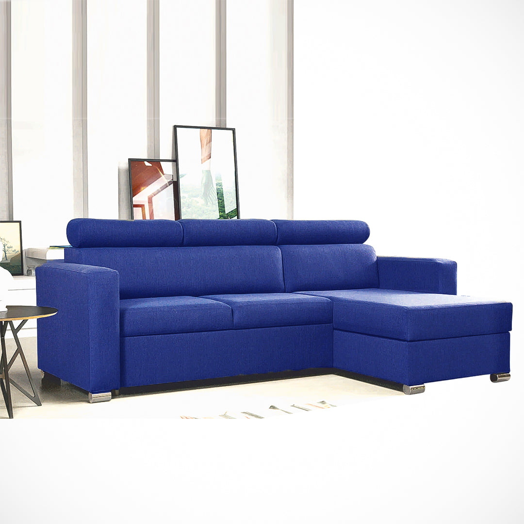 Hugo Corner L-Shaped Sofa Bed