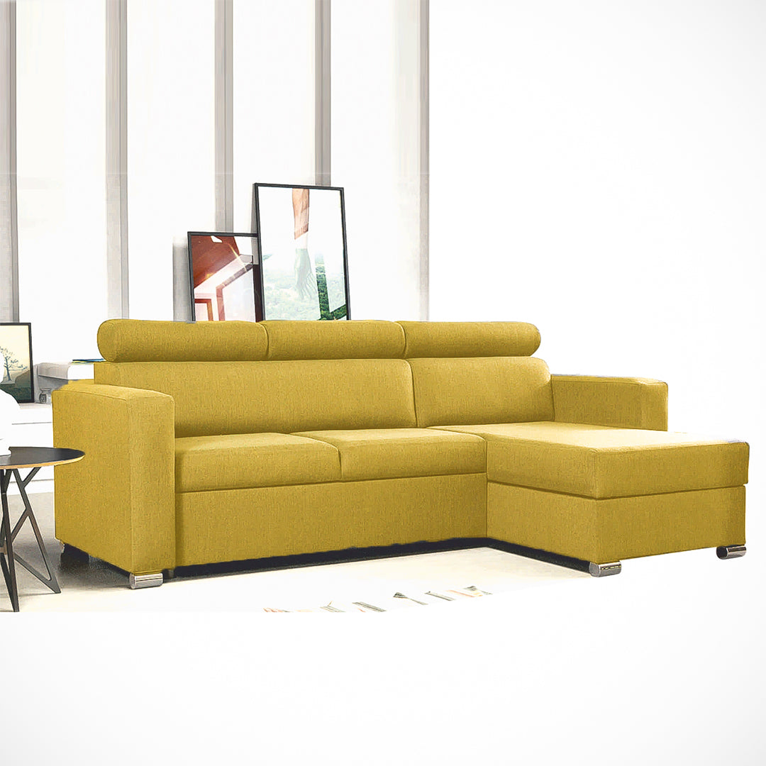 Hugo Corner L-Shaped Sofa Bed