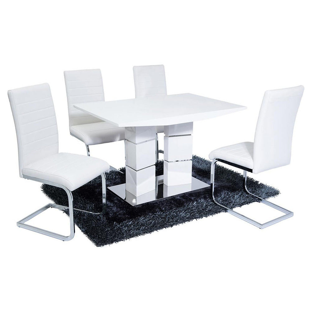 Vegas Dining Table - White