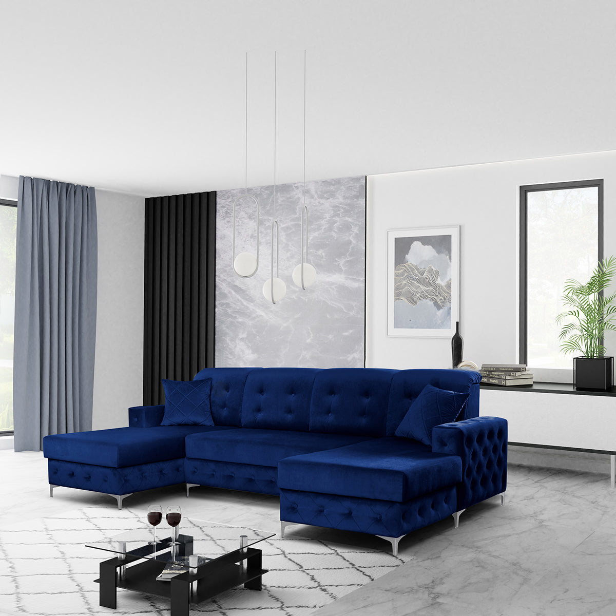 Verso Sofa Bed - Blue
