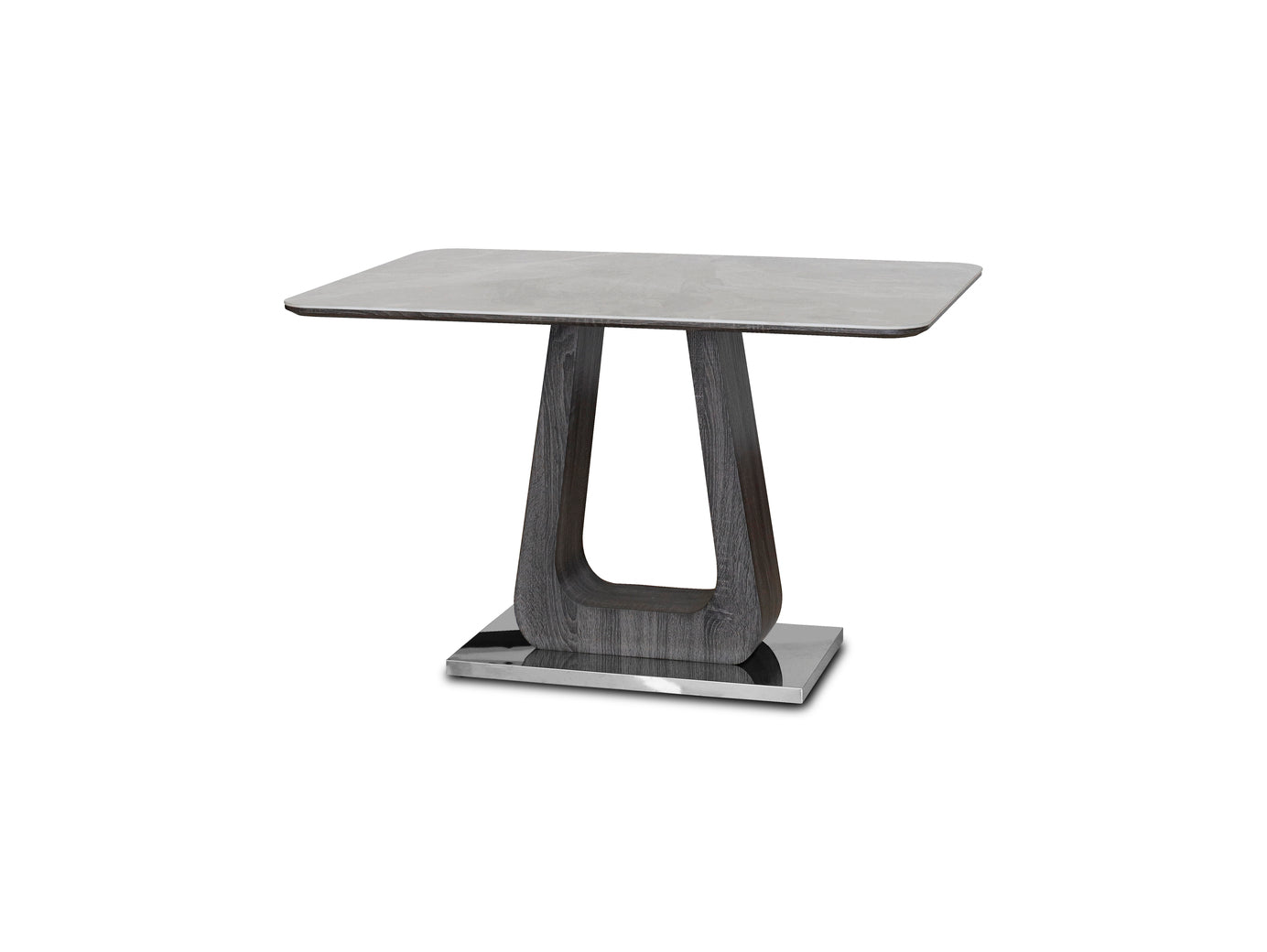 Zermatt Dining Table - Grey Ceramic