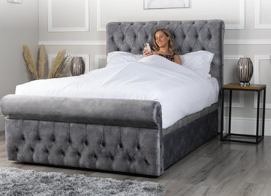 Buckingham Bed - Plush Velvet