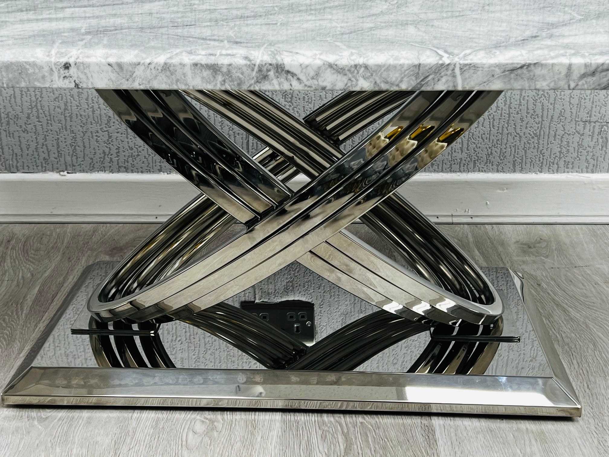 Elina Grey Marble Coffee Table