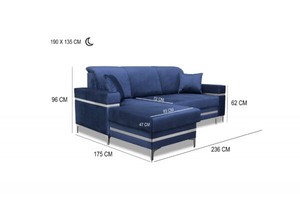 Florence Corner Sofa Bed