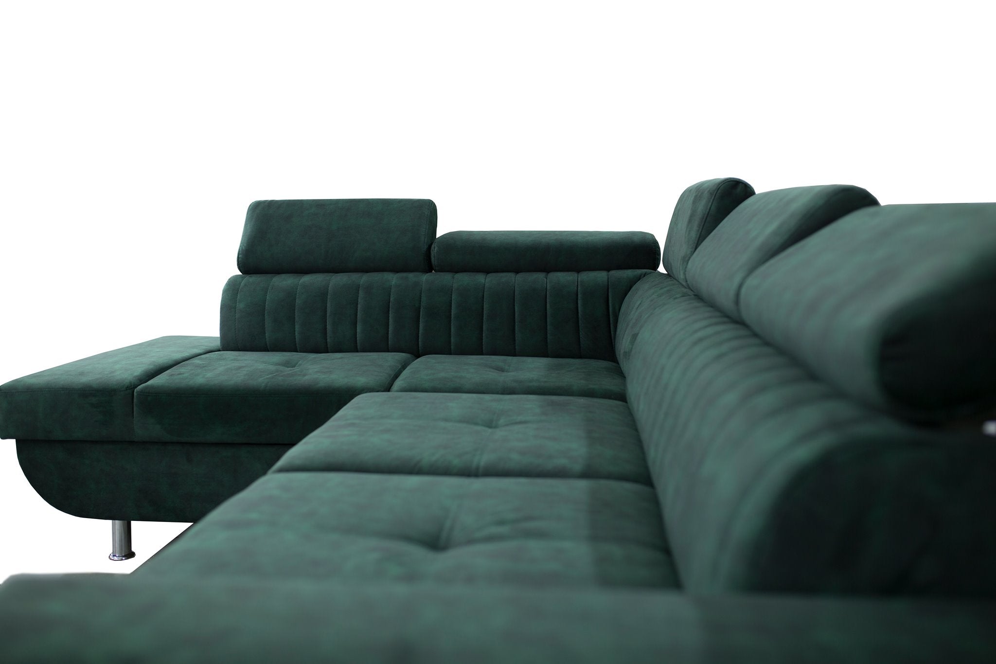 Houston Corner Sofa Bed - Green