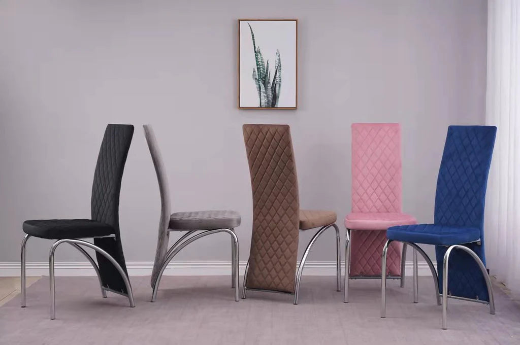 Irine Cross Stich Dining Chairs