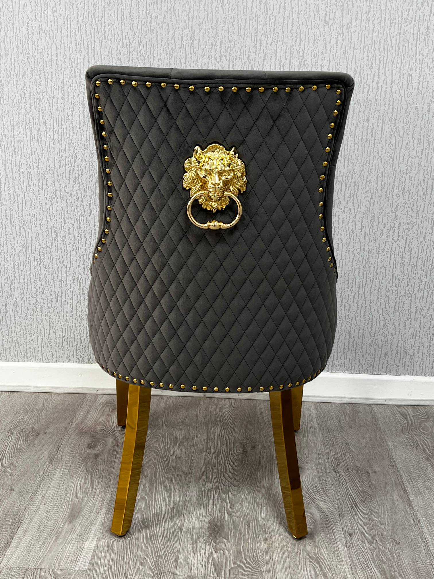 Majestic Lion Knocker Chair