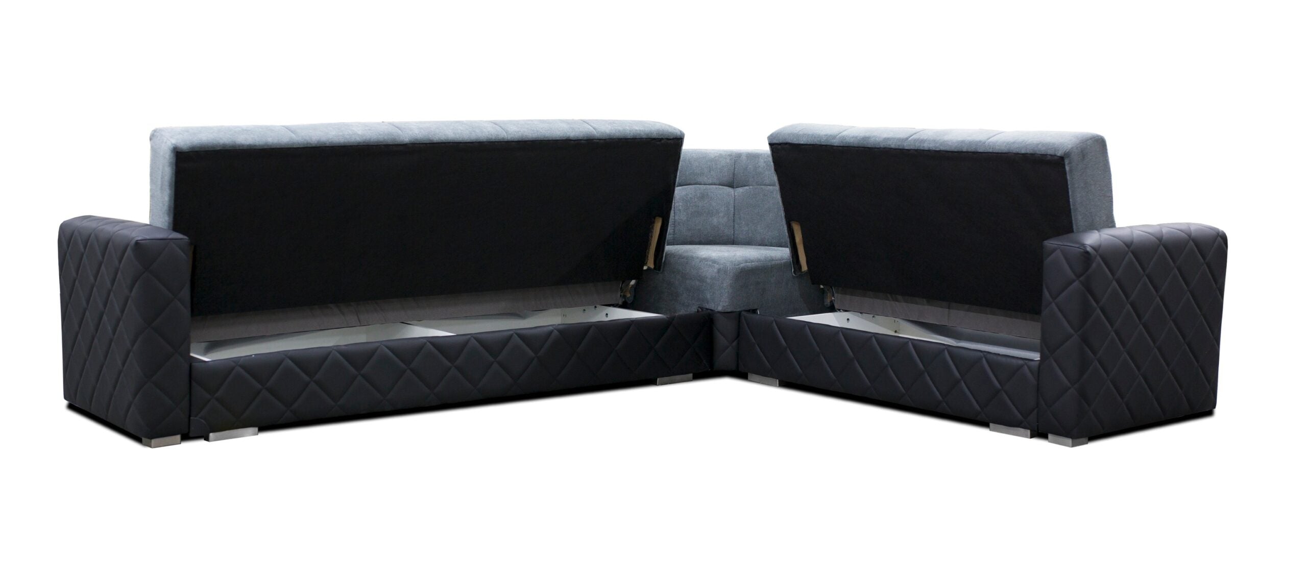 Porto Corner Sofa Bed - Grey