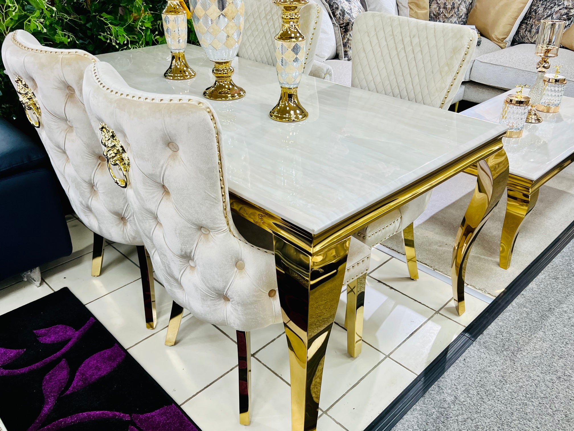 Sofia Marble Dining Table