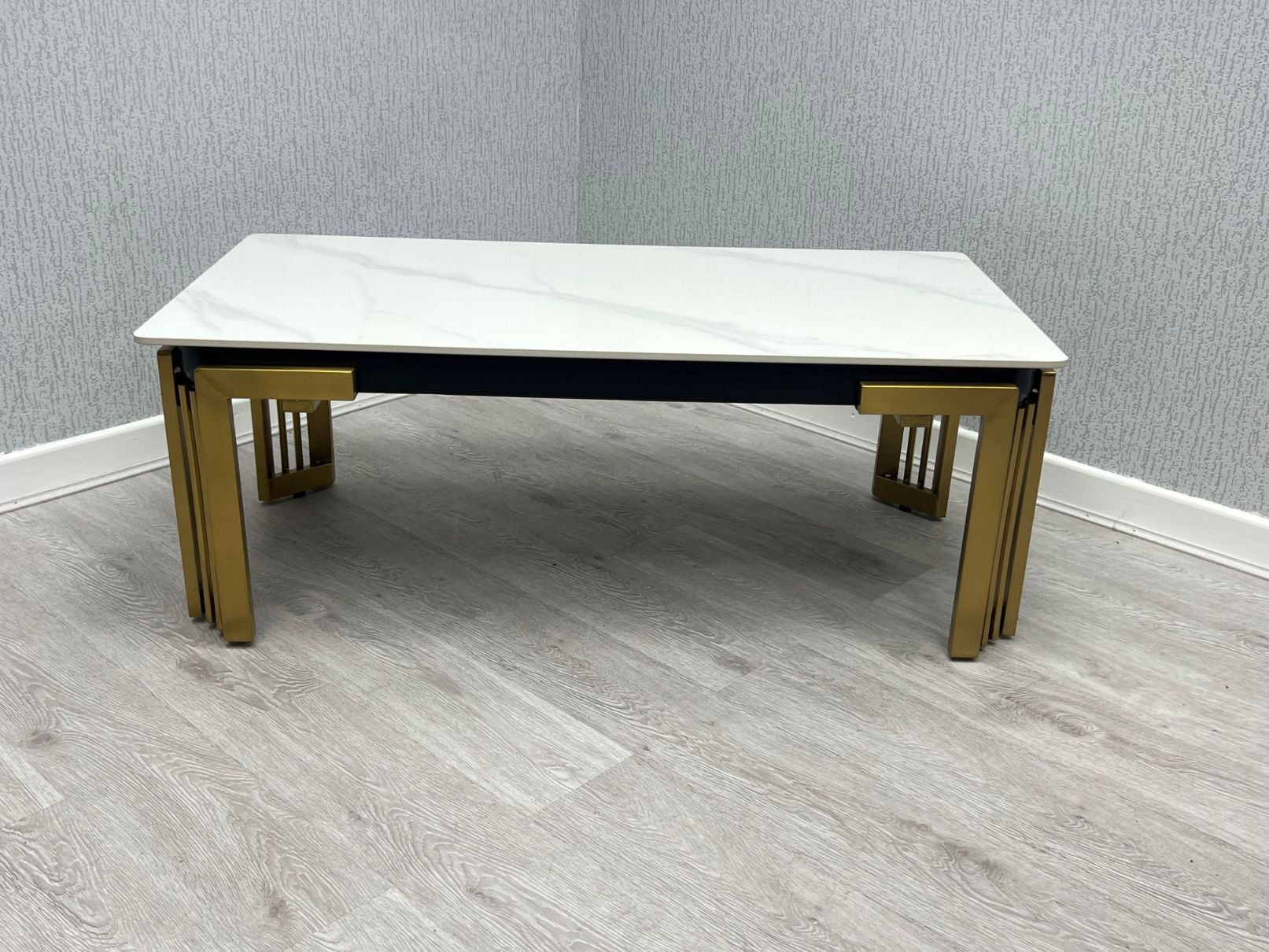Sorrento Ceramic Gold Coffee Table